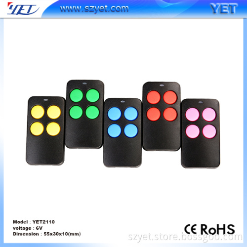 High price wireless rf 433mhz face to face car alarm remote control door opener